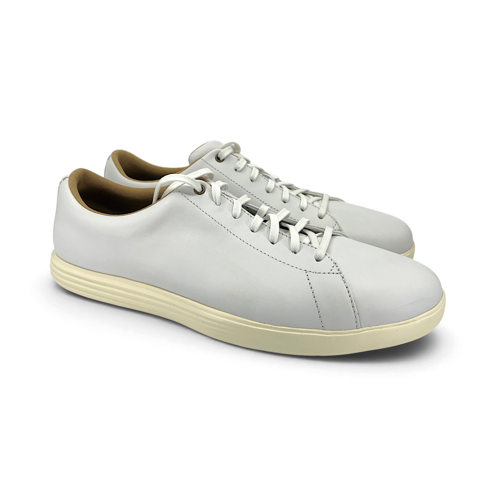 Cole Haan Grand Crosscourt II Sneakers Men's 10 Wide White Leather Grand.OS